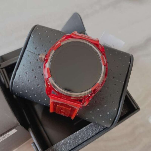 Reloj Diesel con correa de Goma color roja Hombre