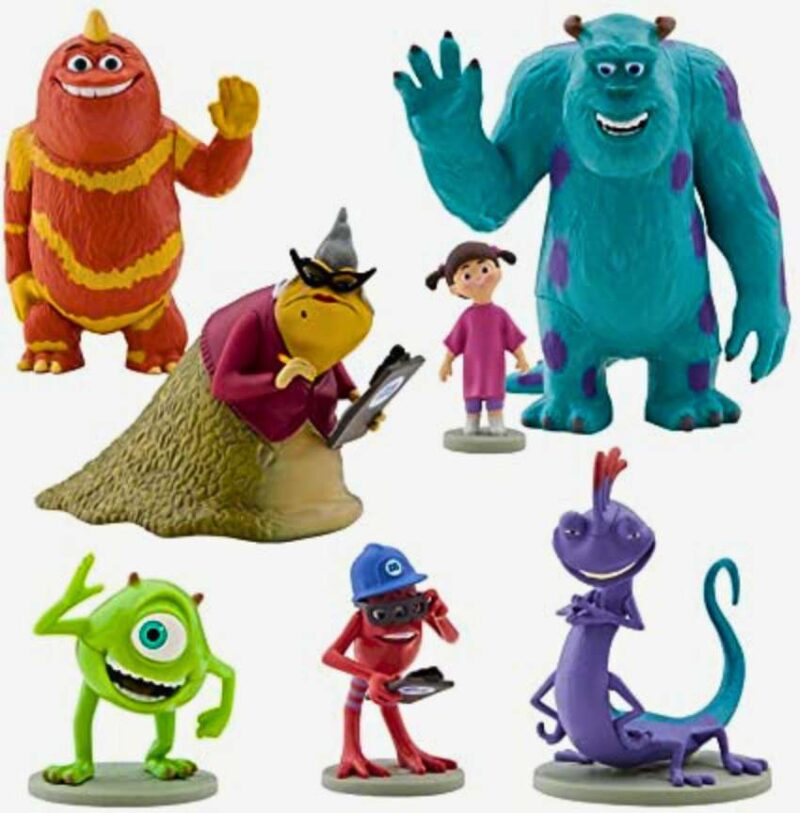 Set de juguetes Moster inc disney para niños