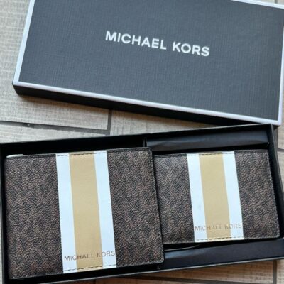 Set 2 billetera Michael Kors Hombre (color Khaki)..