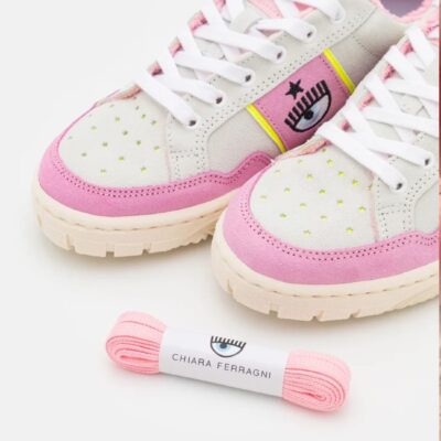zapatillas Chiara Ferragni CF-1 Pink Ice Suede
