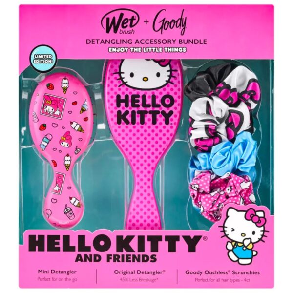 Set Hello Kitty Wet Brush Detangling Accessory - set Cepillo Wet