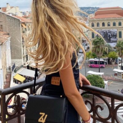 Cartera Zadig et Voltaire ZV Initiale Le City Calfskin Trendstore Chile Original