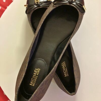 ZAPATOS MICHAEL KORS MELODY TOE CAP BROWN BLACK
