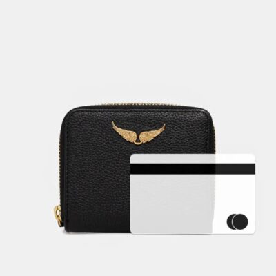 Billetera Mini ZV Negro Zadig & Voltaire Negro Dorado