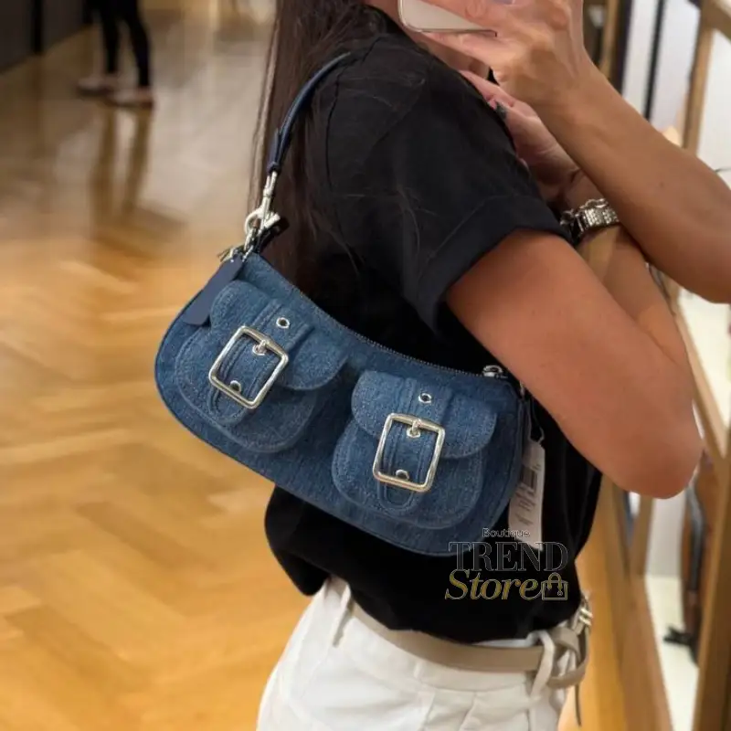 CARTERA COACH ASHTON DENIM