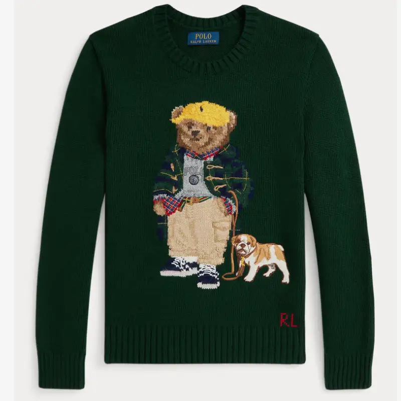 SWEATER MUJER POLO RALPH LAUREN - POLO BEAR VERDE