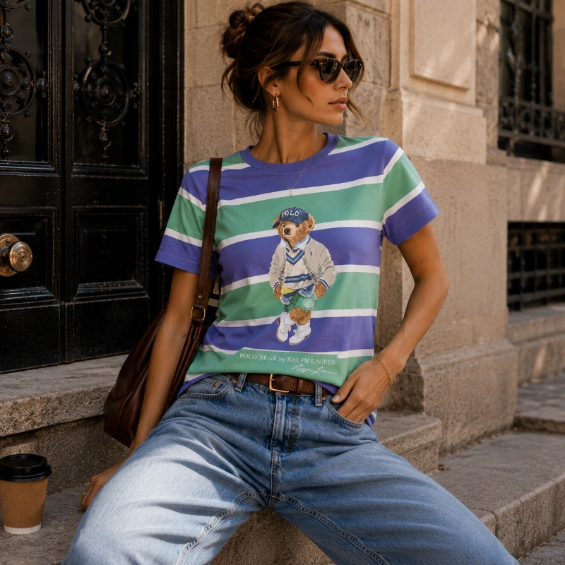 POLERA MUJER POLO RALPH LAUREN - POLO BEAR LINEAS