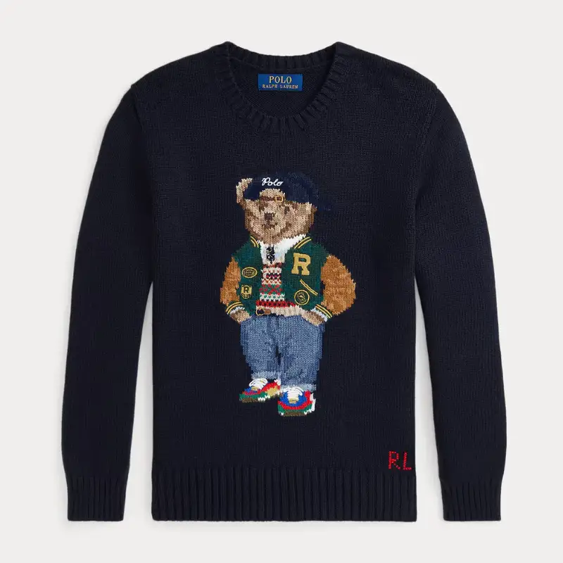 SWEATER MUJER POLO RALPH LAUREN - POLO BEAR AZUL