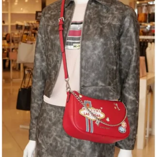 CARTERA MICHAEL KORS - CROSSBODY CARMERLA MEDIANA FRAMBUESA