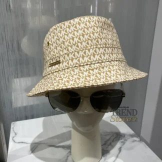 GORRO BUCKET MICHAEL KORS VAINILLA MONOGRAMA