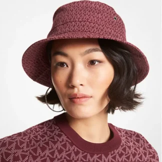 GORRO BUCKET MICHAEL KORS SOMBRERO MONOGRAMA BURDEO