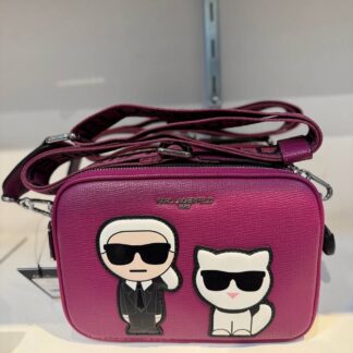CROSSBODY KARL LAGERFELD MAYE DOBLE CIERRE CACTUS FLO