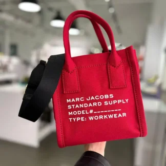 TOTE WORKWEAR MARC JACOBS - LIPSTICK ROJO SMALL