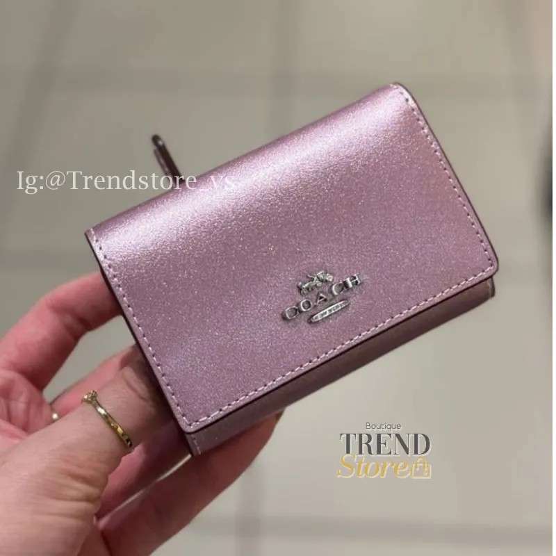 BILLETERA COACH • MICRO WALLET ROSA