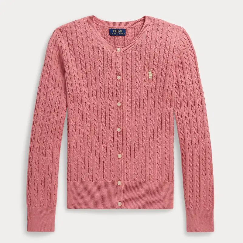CARDIGAN POLO RALPH LAUREN - MUJER  ROSA