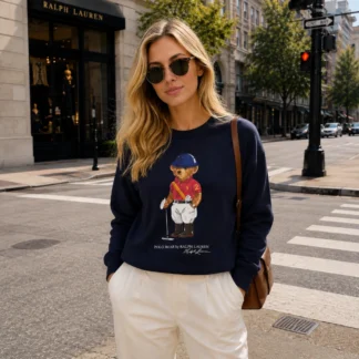 POLERON POLO RALPH LAUREN POLO BEAR OSITO AZUL