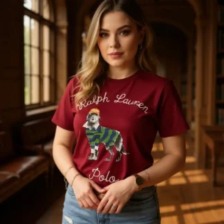 POLERA MUJER POLO RALPH LAUREN -BURDEO