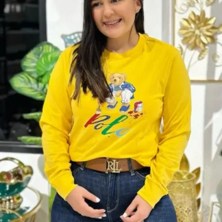 POLERON POLO RALPH LAUREN – VERANO POLO BEAR AMARILLO