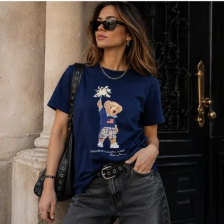 POLERA MUJER POLO RALPH LAUREN - POLO BEAR AZUL