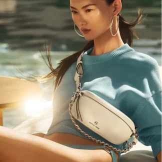 RIÑONERA MICHAEL KORS SLATER COLOR BLANCO