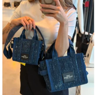 THE TOTE BAG MINI CRYSTAL AZUL MARC JACOBS