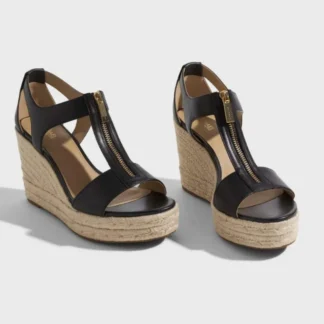 SANDALIAS MICHAEL KORS BERKLEY MID WEDGE BLACK