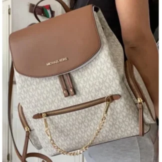 MOCHILA MICHAEL KORS - JET SET ITEM LARGE Vainilla MONOGRAMA