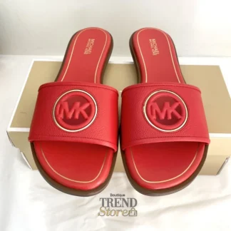 SANDALIAS MICHAEL KORS DEANNA CUT OUT SLIDE DK SANGRIA