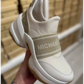 ZAPATILLAS MICHAEL KORS OLYMPIA SLIP ON PALE GOLD