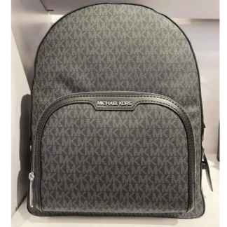 MOCHILA MICHAEL KORS JAYCEE LARGE - NEGRO MONOGRAMA