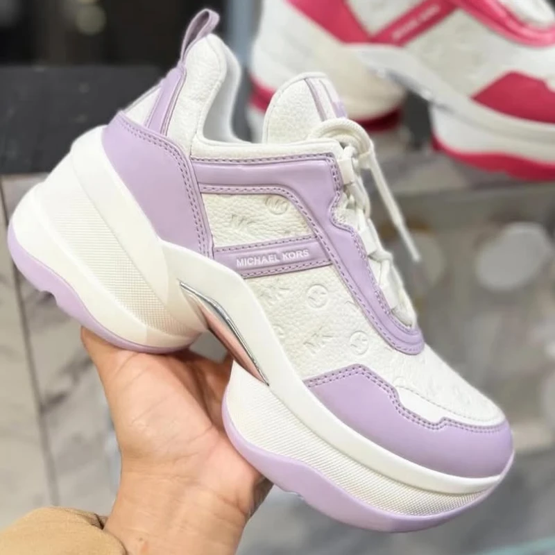 ZAPATILLAS MICHAEL KORS OLYMPIA TRAINER LILA