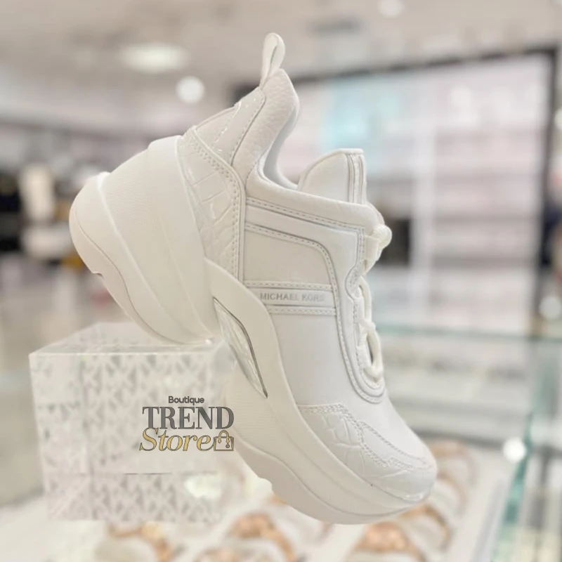 ZAPATILLAS MICHAEL KORS OLYMPIA TRAINER OPTIC WHITE