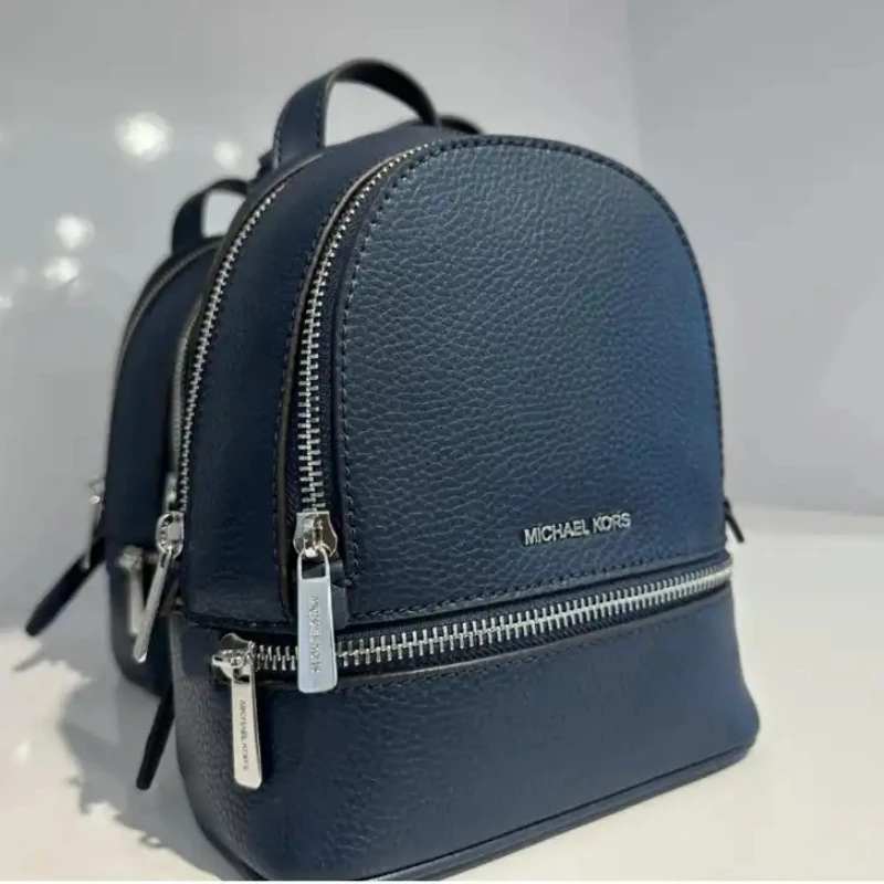 MOCHILA MICHAEL KORS - RHEA CONVERTIBLE CUERO AZUL