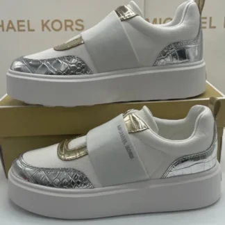 ZAPATILLAS MICHAEL KORS ROMEY SLIP ON SILVER