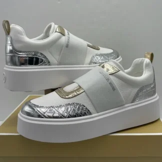 ZAPATILLAS MICHAEL KORS ROMEY SLIP ON SILVER