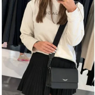 CARTERA ZADIG & VOLTAIRE LOLITA WINGS NEGRO