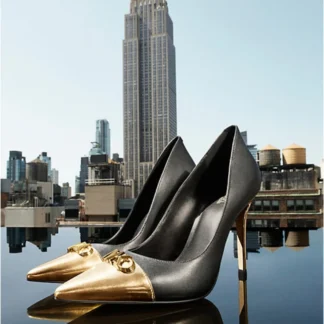 ZAPATOS MICHAEL KORS PARKER PUMP BLACK GOLD