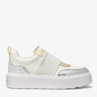 ZAPATILLAS MICHAEL KORS ROMEY SLIP ON SILVER