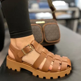 SANDALIAS MICHAEL KORS EASTON LUG SANDAL LUGGAGE