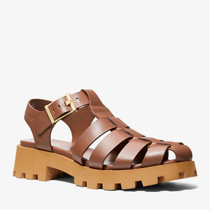 SANDALIAS MICHAEL KORS EASTON LUG SANDAL LUGGAGE