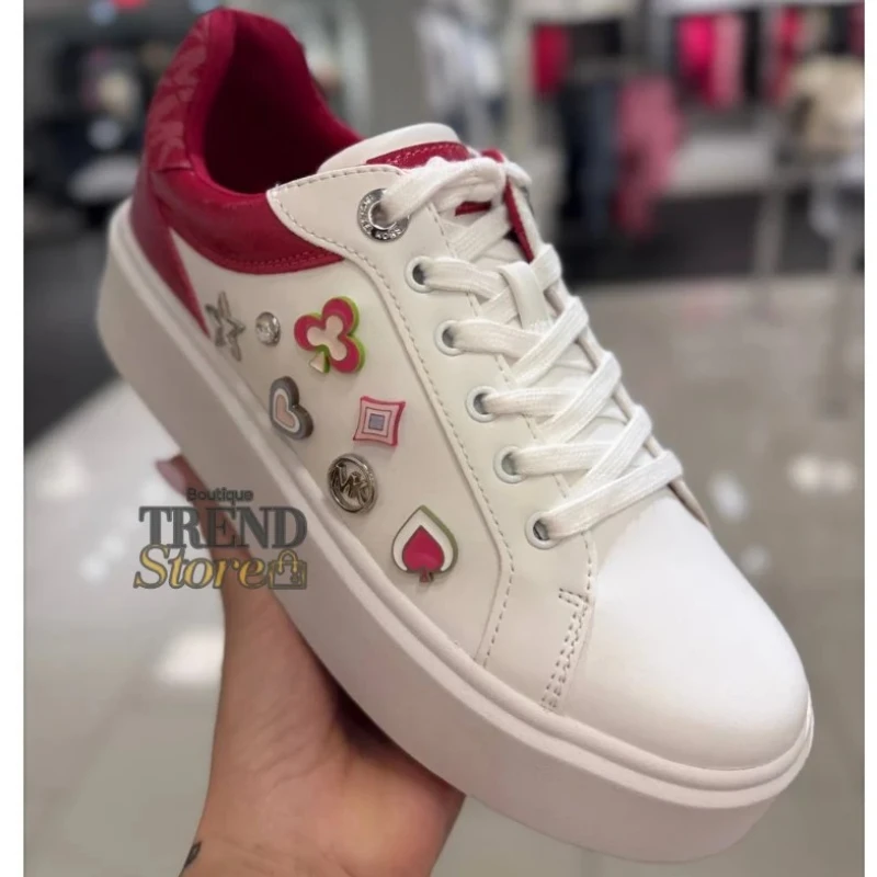 ZAPATILLAS MICHAEL KORS ROMEY LACE UP DK RASPBERRY