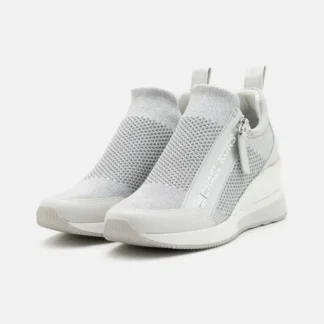 ZAPATILLAS MICHAEL KORS WILLIS WEDGE TRAINER SILVER