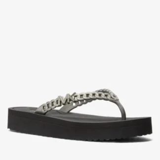 SANDALIAS MICHAEL KORS ZAZA FLIP FLOP ANTHRACITE