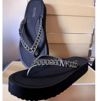 SANDALIAS MICHAEL KORS ZAZA FLIP FLOP ANTHRACITE