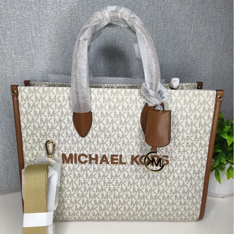 TOTE MIRELLA MICHAEL KORS - MEDIUM VANILLA MONOGRAMA