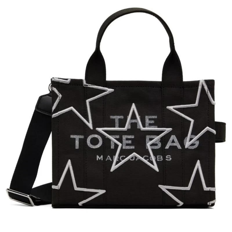 THE TOTE BAG - MARC JACOBS - SMALL THE STAR CANVAS