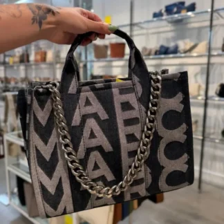 THE TOTE BAG MARC JACOBS - MEDIUM DENIM BLACK