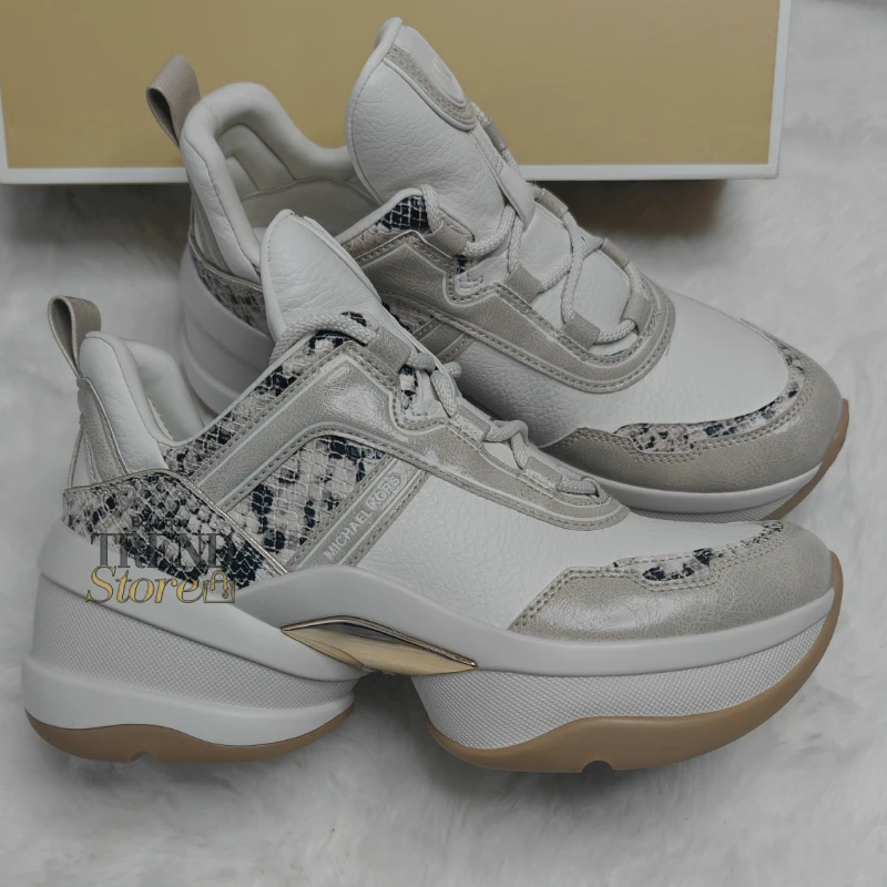 ZAPATILLAS MICHAEL KORS OLYMPIA TRAINER NATURAL