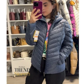 CHAQUETA MICHAEL KORS - REVERSIBLE MONOGRAMA - AZUL