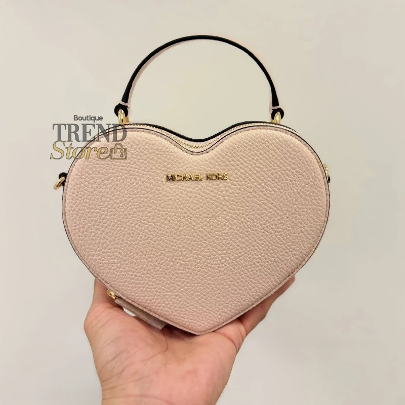 CROSSBODY MICHAEL KORS - FORMA DE CORAZON ROSA CLARO